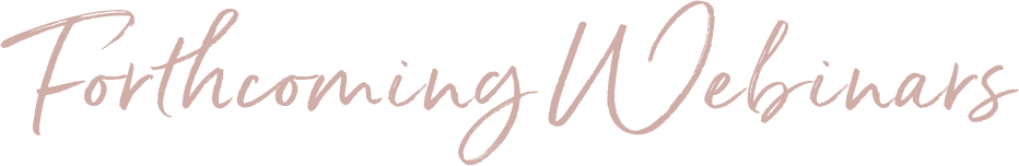 forthcoming webinars with Meritage Wealth Management